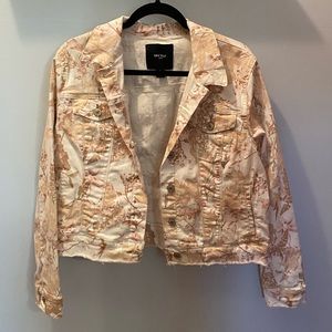 Floral Denim Jacket